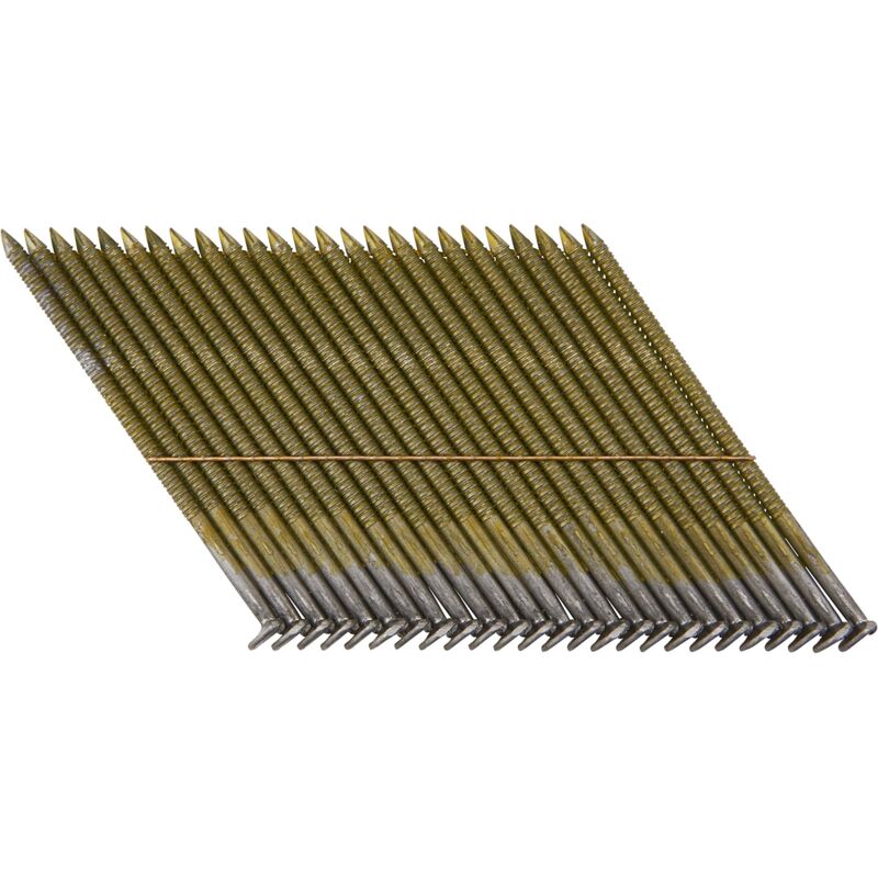 foto del prodotto dewalt - dnw31r90e - clavos cabeza redonda brillante para estructura 3,1mm x 90mm
