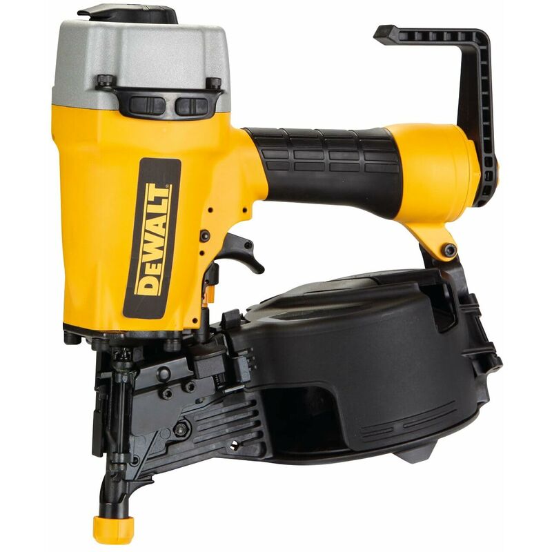 foto del prodotto dewalt dpn64c xj chiodatrice pneumatica compatta a spirale con capacit di 225 caricatori di chiodi
