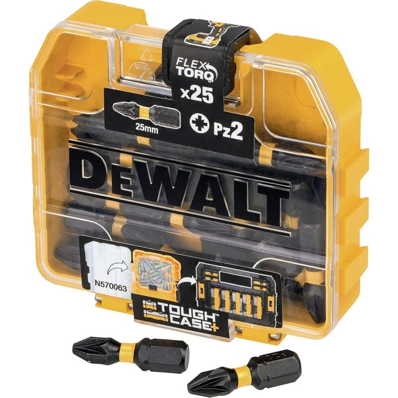 foto del prodotto dewalt dt70556t qz set cacciavite inserti pz2 25mm