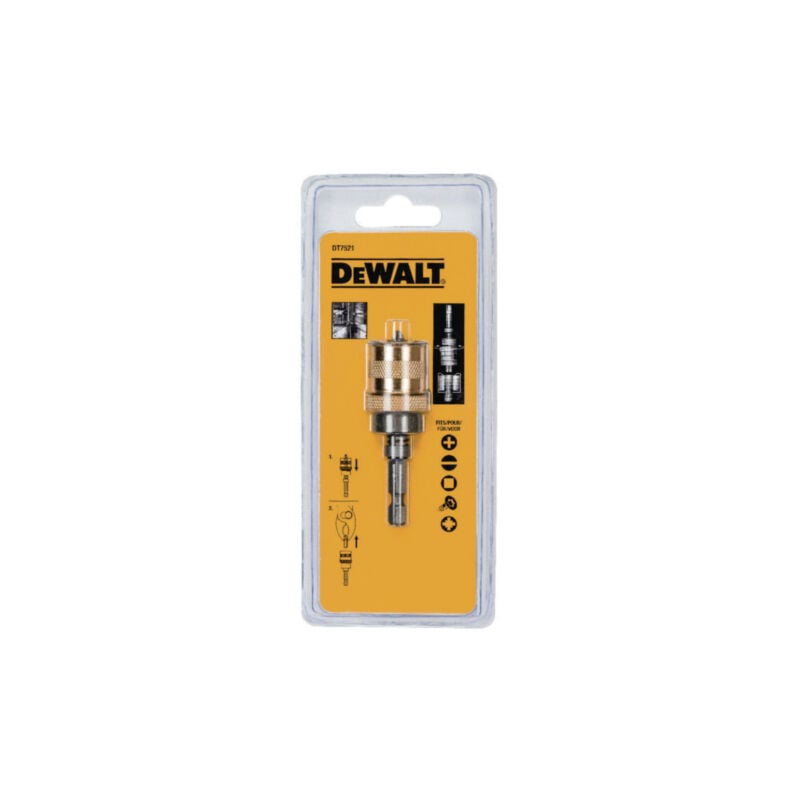 foto del prodotto dewalt dt7521 qz porta bit de cacciavite in acciaio 1 pezzo i 
