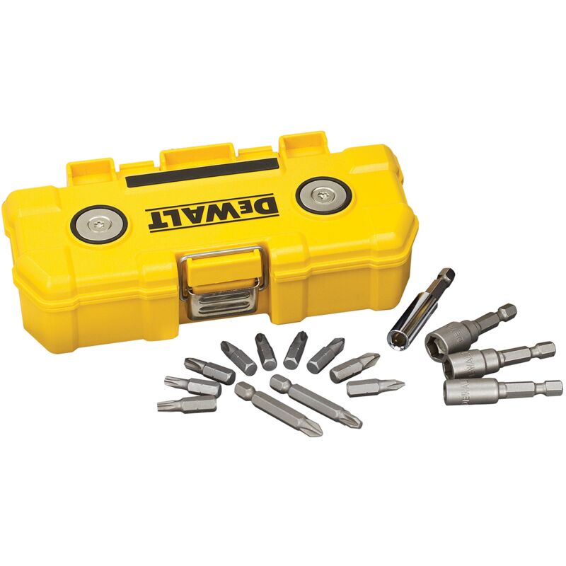 foto del prodotto dewalt, dt7918, qz, juego en caja magn tica de 15 piezas