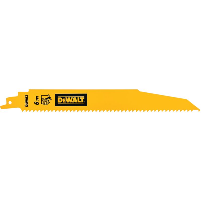 foto del prodotto dewalt dt90381 qz lama sega diritta gattuccio bim 228mm 6tpi 5pz legno