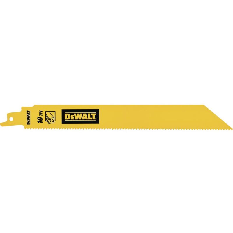 foto del prodotto dewalt dt90386 qz lama per sega a sciabola bim 1z in metallo 228mm 5 pz.