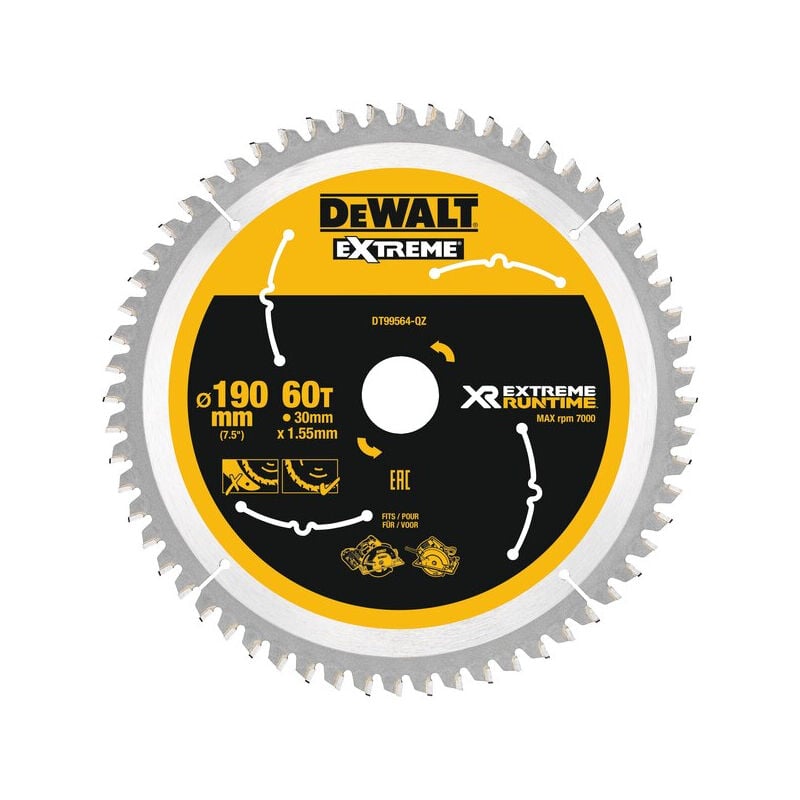 foto del prodotto dewalt dt99564 qz lama de lama circolare 19 cm 1 pezzo i 