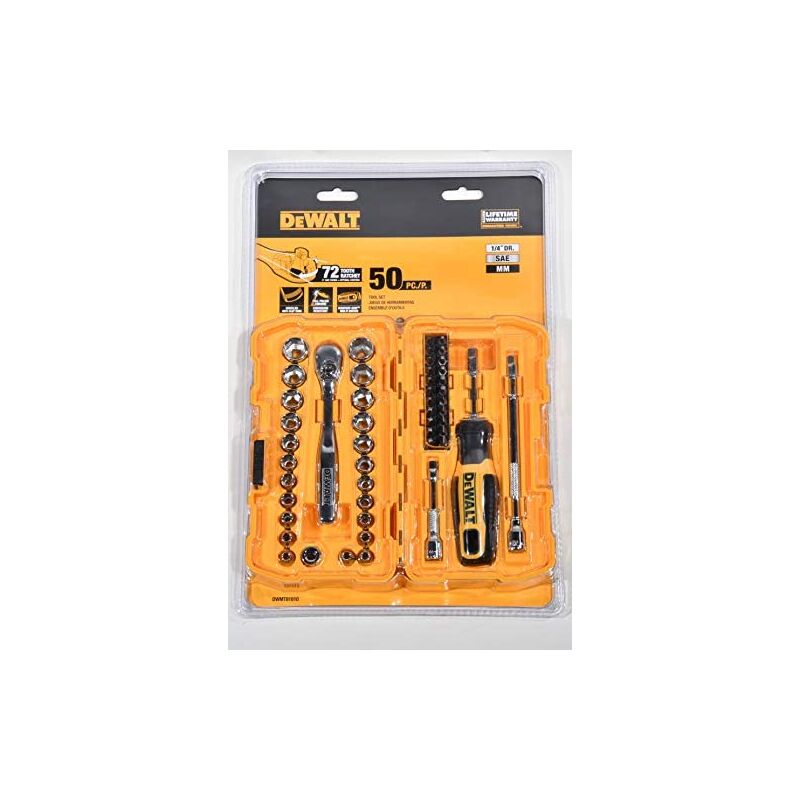 foto del prodotto dewalt dwmt81610 0 set de elettroutensili de drive de 1 4 di pollice con propriet anticorrosione e controllode impugnatura zigrinata per la