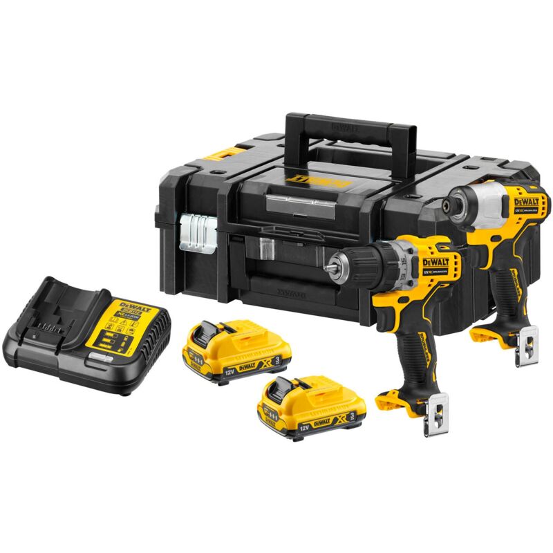 foto del prodotto dewalt kit dck2110l2t qw 12v 3ah
