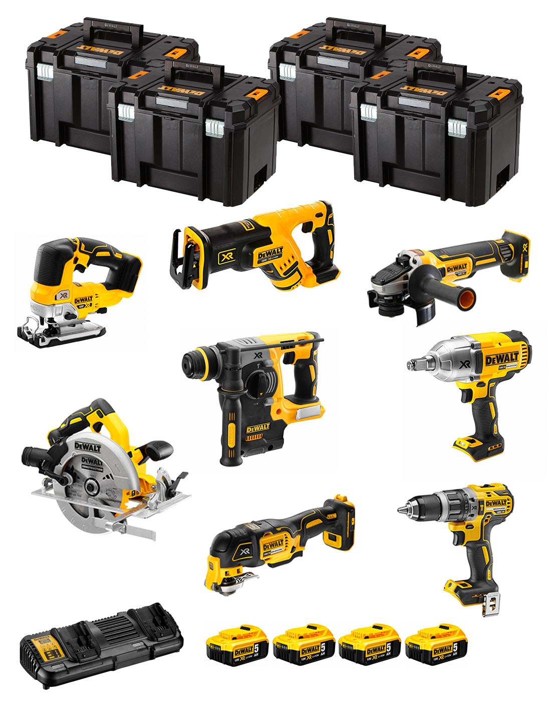 foto del prodotto dewalt kit dck865p4t dcs367 dch273 dcd796 .. 5035048722671