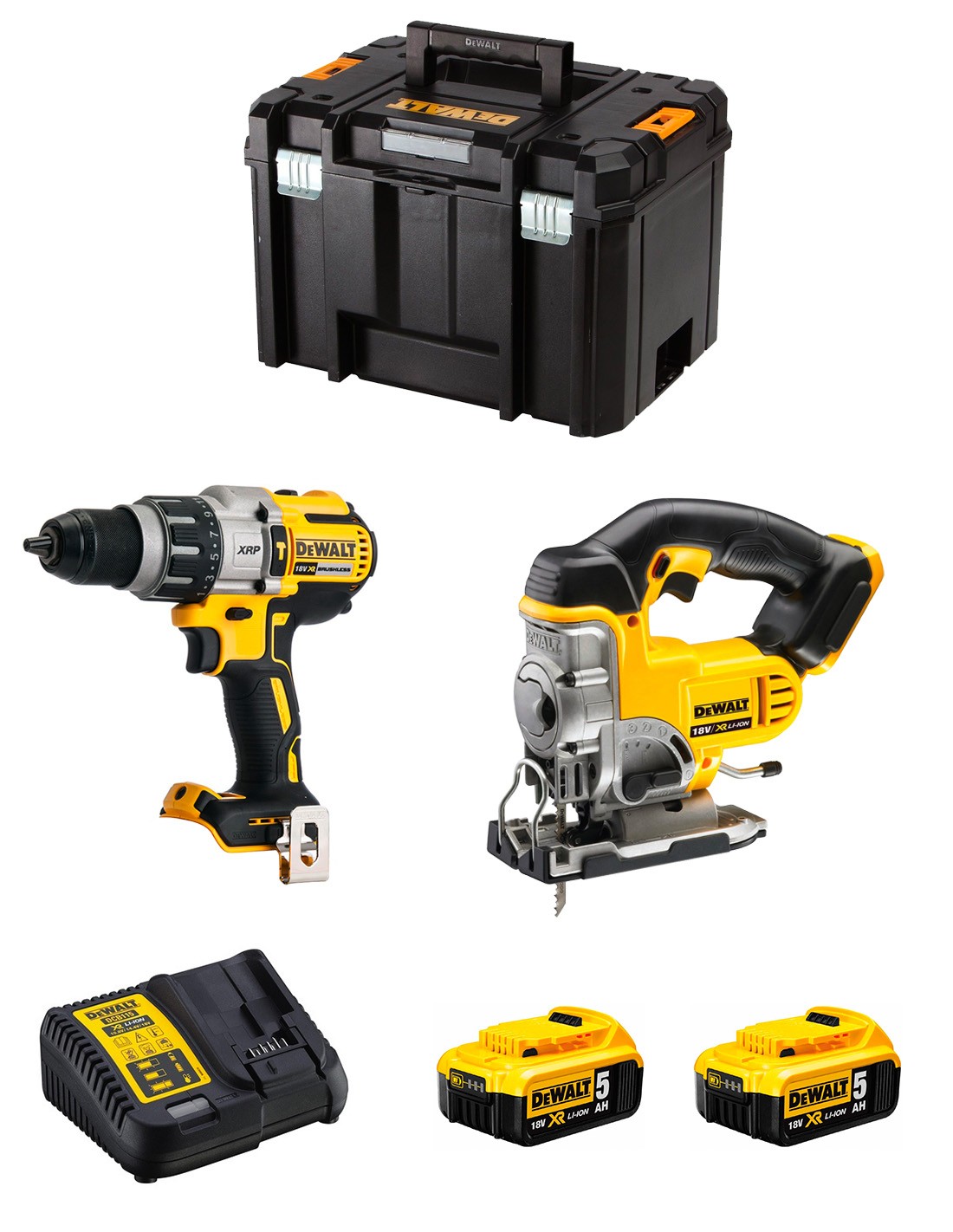 foto del prodotto dewalt kit dwk213 dcd996 dcs331 2 x 5,0 ah .. 8435587916789