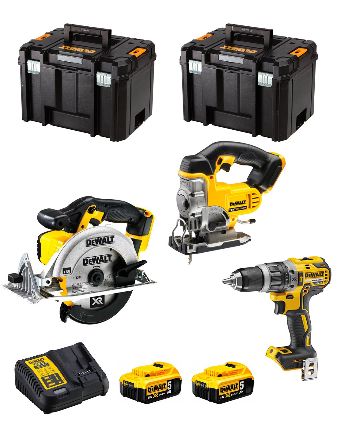 foto del prodotto dewalt kit dwk300 dcd796 dcs331 dcs391 2 x.. 8435587916918