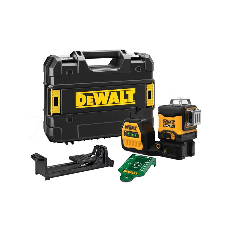 foto del prodotto dewalt laser multilinea verde dce089ng18, 3x360 12 18v solo in tstak