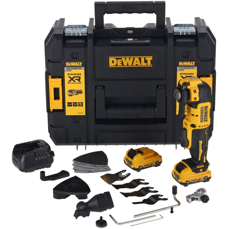 foto del prodotto dewalt multifunzione dcs353d2 qw 12v 2ah