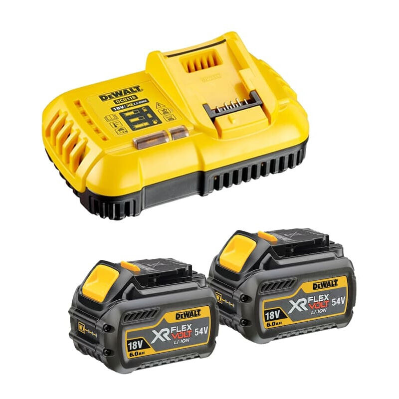 foto del prodotto dewalt power set flexvolt dcb118t2 2 x 54v 18v 6,0 ah dcb118 