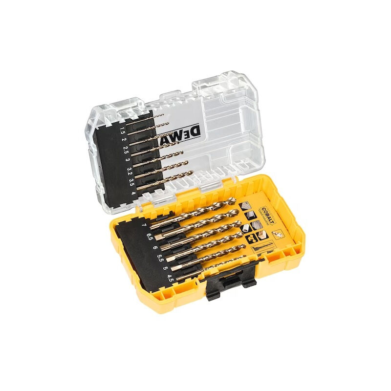 foto del prodotto dewalt punte extreme cobalt hss co da 1,5 a 7 mm set di 13 dt4968 qz