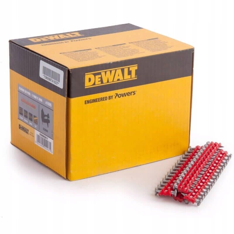 foto del prodotto dewalt scatola 1000 chiodi zincati extra hard 3mm 13mm per chiodatrice cordless dcn890