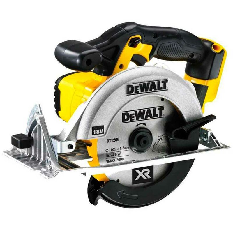 foto del prodotto dewalt scie circulaire 18v 165mm machine nue dcs391n