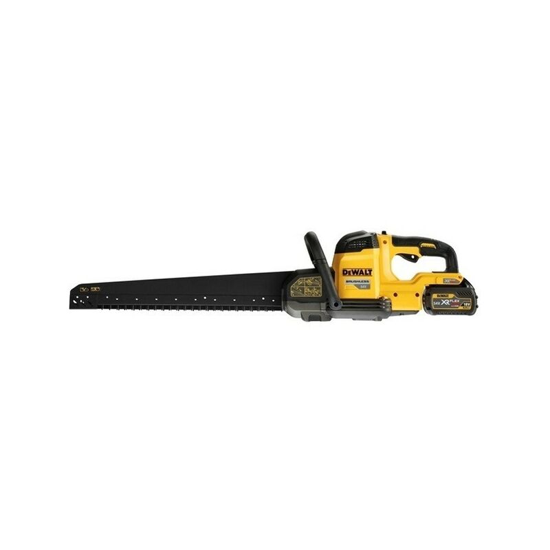 foto del prodotto dewalt sega alligator flexvolt 450 mm 54 v xr 2 batterie, caricabatterie, borsa per il trasporto dcs398t2