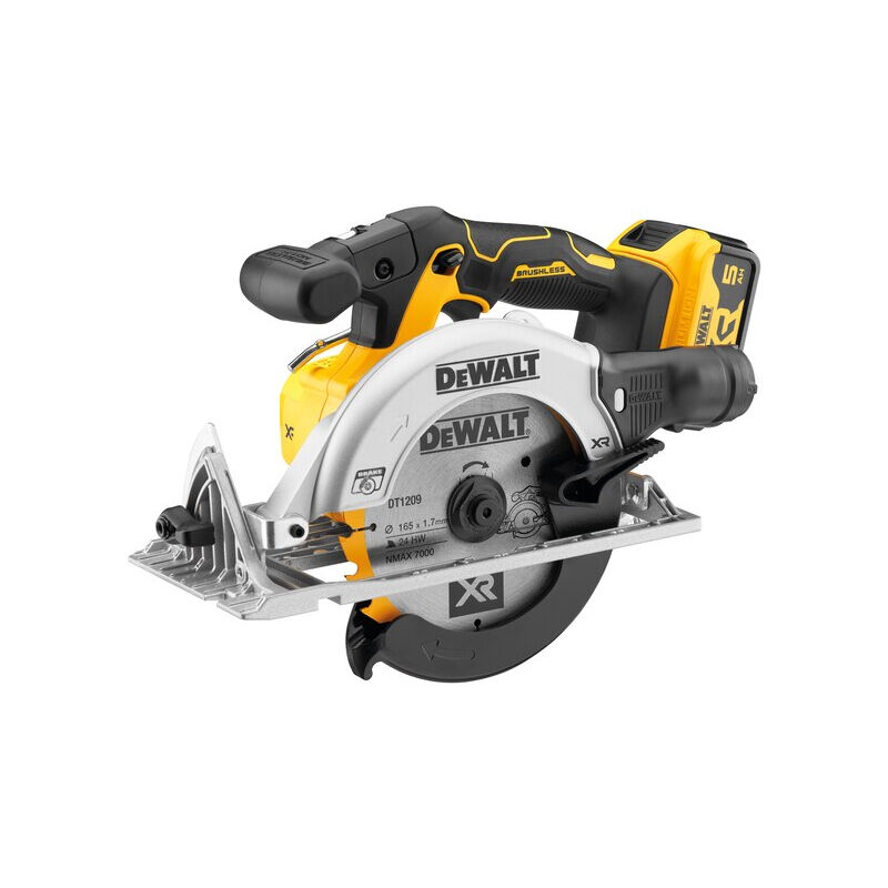 immagine 0 del prodotto dewalt sega circolare 165 mm xr 18v 2 batterie 5ah valigetta tstak dcs565p2 qw