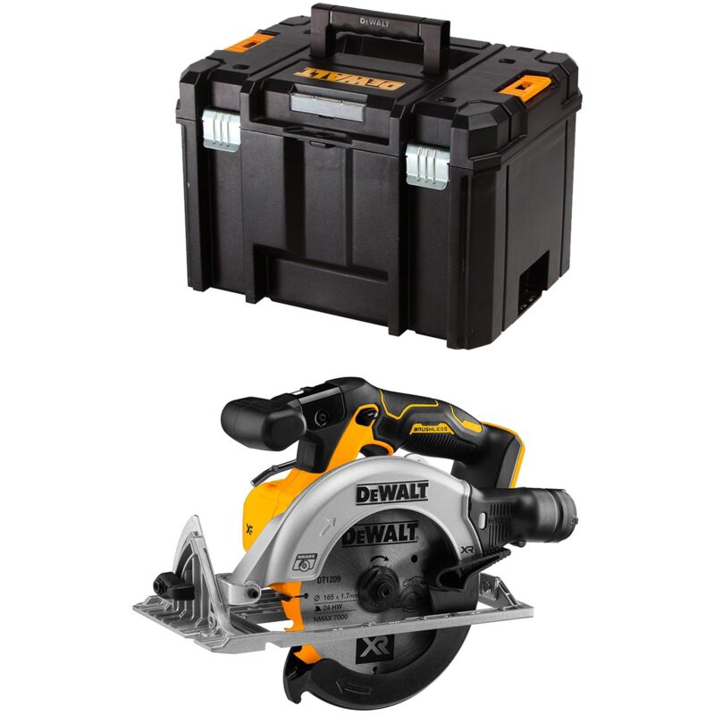 foto del prodotto dewalt sega circolare 165 mm xr 18v valigetta tstak dcs565nt xj