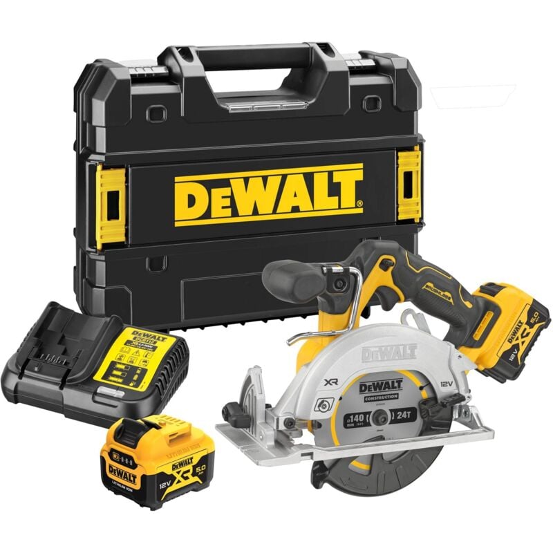 foto del prodotto dewalt sega circolare dcs512p2 qw 12v 5ah