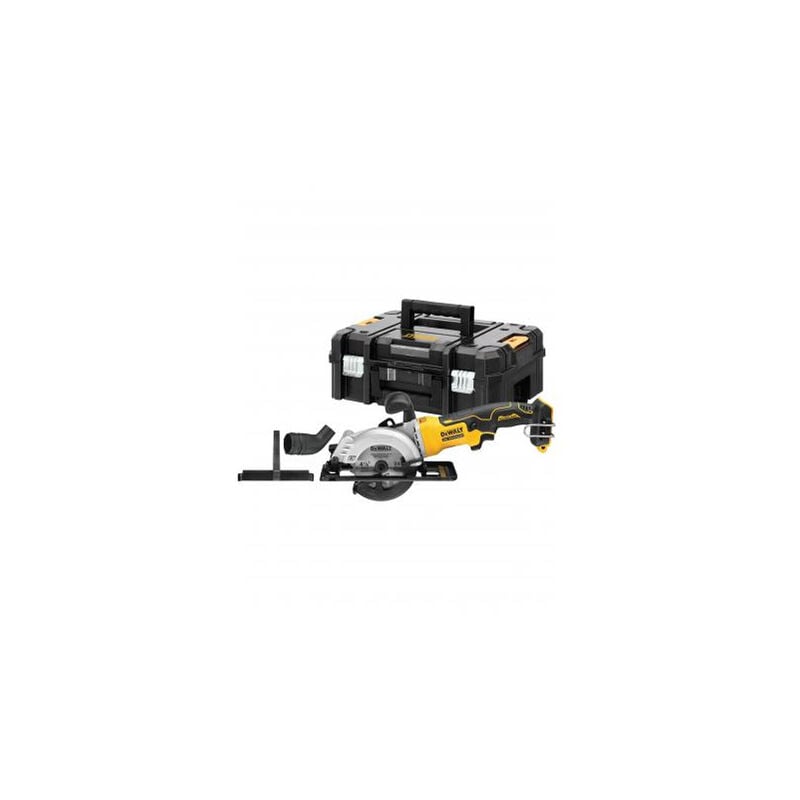 foto del prodotto dewalt sega circolare xr 18v brushless 115mm senza batteria e caricatore dcs571nt xj