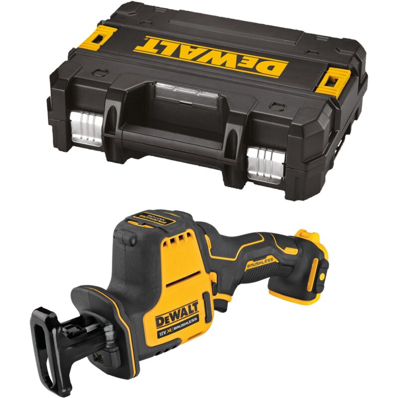 foto del prodotto dewalt sega compatta a batteria dcs312nt 12v senza batteria senza caricabatterie in confezione tstak