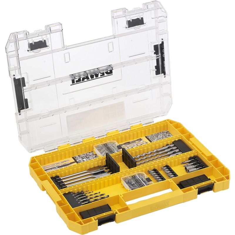 foto del prodotto dewalt set 85 punte trapano e avvitatore in valigetta tough case t stack dt70762