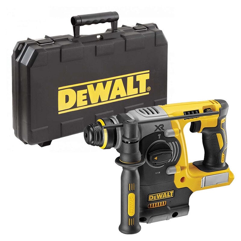 foto del prodotto dewalt tassellatore dch 273 nt 18 v brushless a batteria sds plus in valigetta tstak senza batteria, senza caricatore