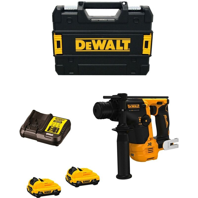foto del prodotto dewalt - tassellatore dch072l2 2 x 3,0 ah dcb112 tstak ii