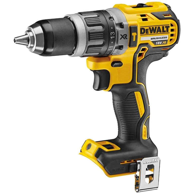 foto del prodotto dewalt trapano a percussione xr 18v brushless a 2 velocit dcd796n solo macchina 