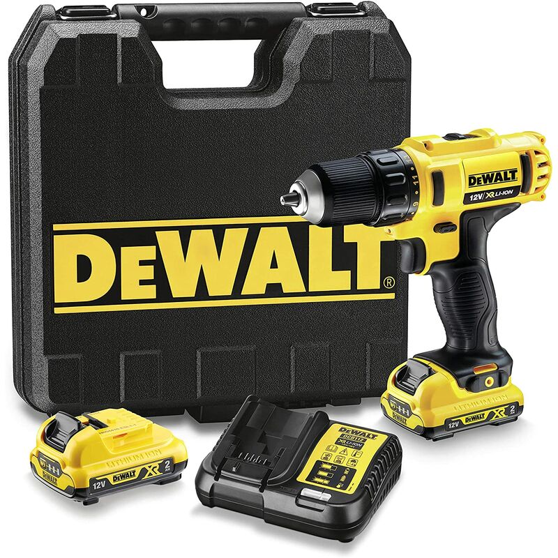 foto del prodotto dewalt trapano avvitatore xr 10.8v 2.0ah dcd710d2