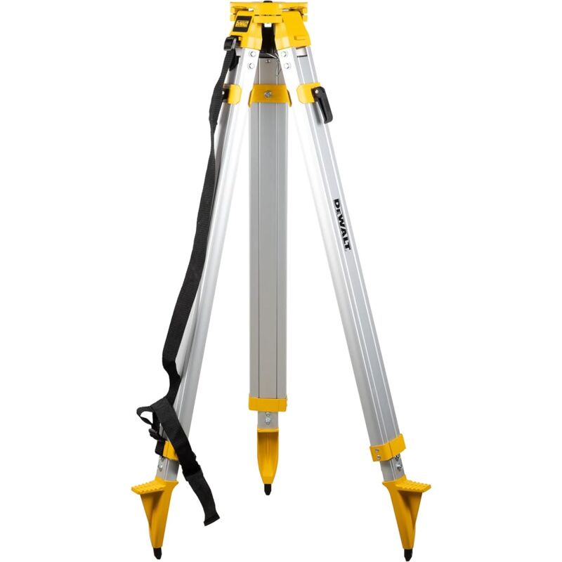 foto del prodotto dewalt treppiede in alluminio con altezza max di 1 per livella laser, filettatura standard da 5 8 