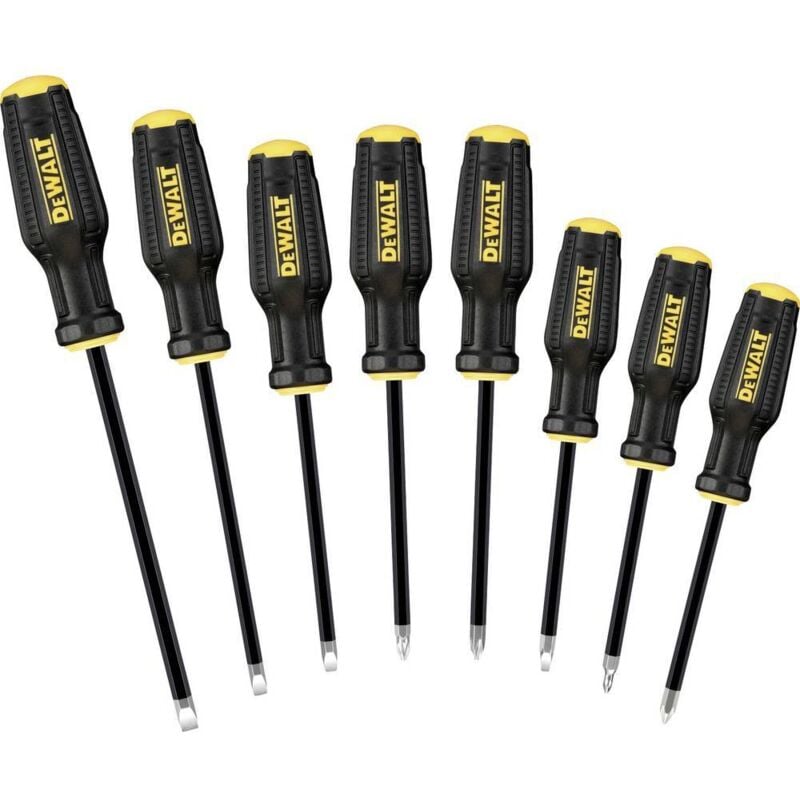 foto del prodotto dewalt universale kit cacciaviti 8 parti taglio, ph, pz