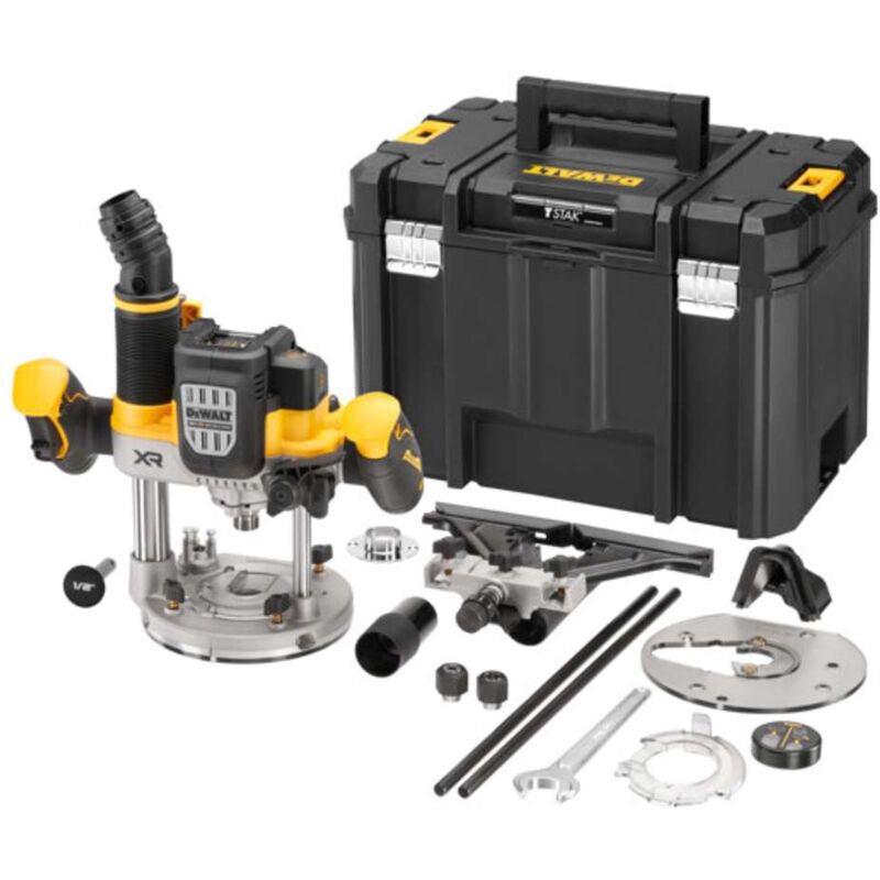 foto del prodotto dewalt utensili fresatrice superiore a batteria 18v, senza batteria e caricabatterie dcw620nt