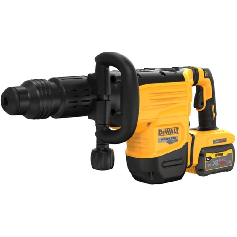 foto del prodotto dewalt utensili martello demolitore a batteria 54v sds max, 2x batteria 9,0 ah flexvolt, caricabatterie dch892x2