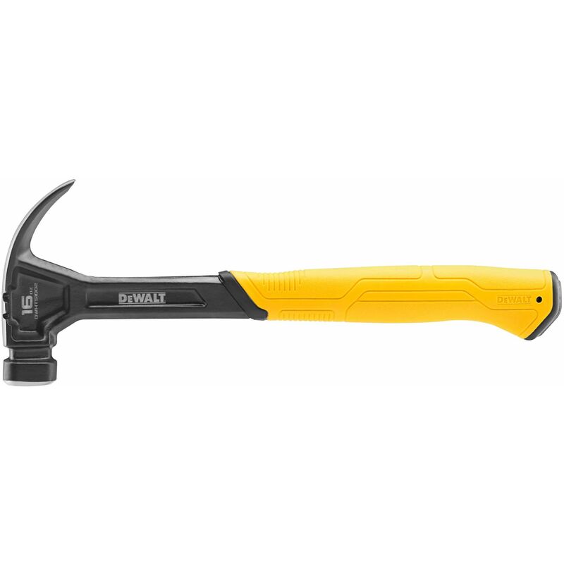 foto del prodotto dewalt utensili martello in acciaio 454 g, punta ricurva, testa liscia dwht51002 0