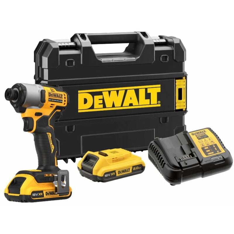 foto del prodotto dewalt xr 18v 2ah li ion brushless impact driver dcf840d2t qw