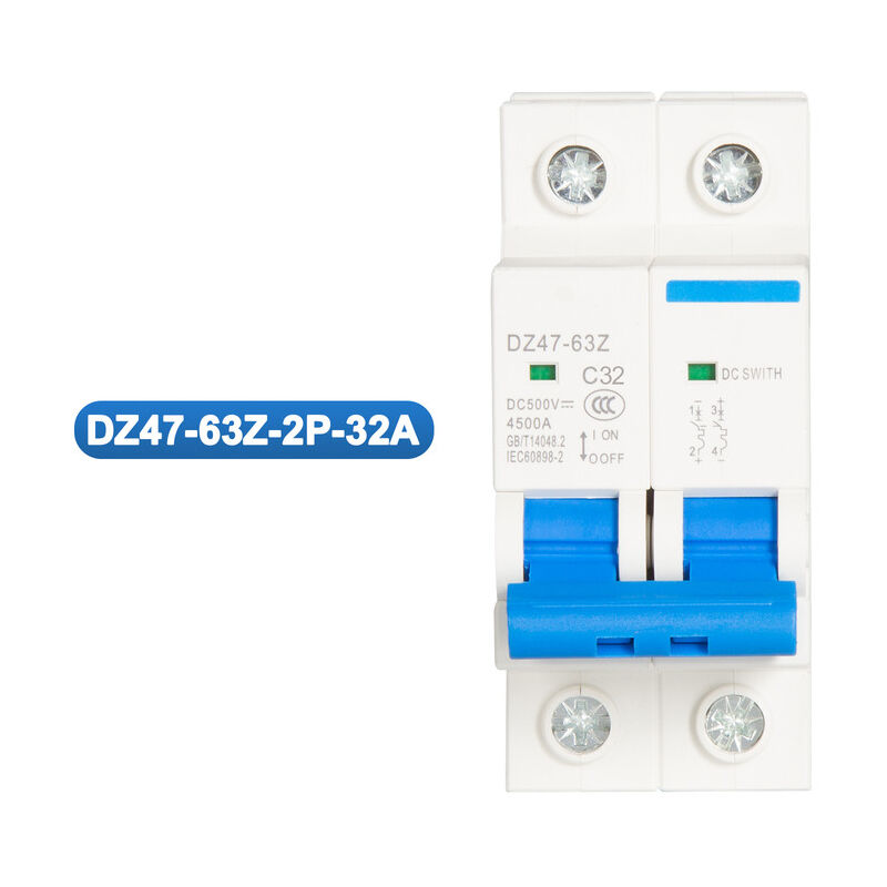immagine 0 del prodotto dewin 2p dc 500v mini interruttore automatico solare 32a interruttore di protezione da sovraccarico per sistema fotovoltaico