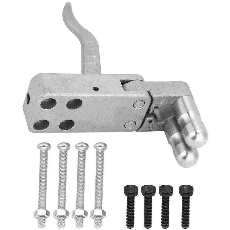 foto del prodotto dewin dispositivo di rilascio della fionda in acciaio inossidabile accessorio per fionda con grilletto per catapulta fai da te con 8 viti