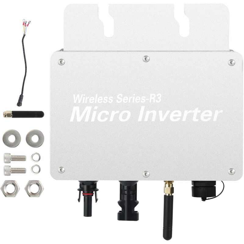 foto del prodotto dewin inverter per collegamento alla rete solare, inverter di potenza per sistema di alimentazione fotovoltaico, micro inverter a onda sinusoidale