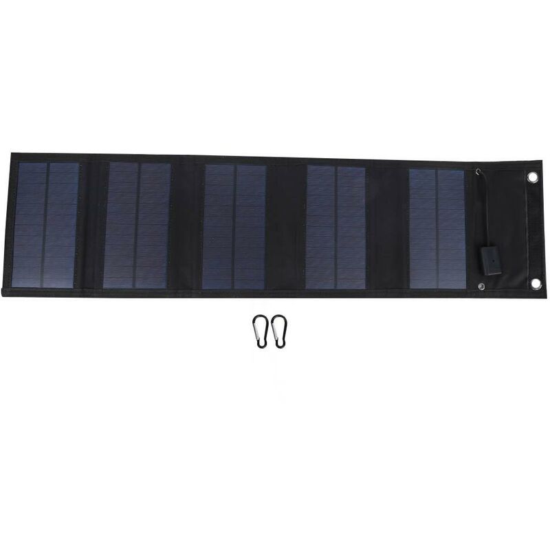 foto del prodotto dewin pannello solare 20 w caricatore solare portatile pieghevole pannello solare impermeabile con porte usb pannello solare monocristallino carica
