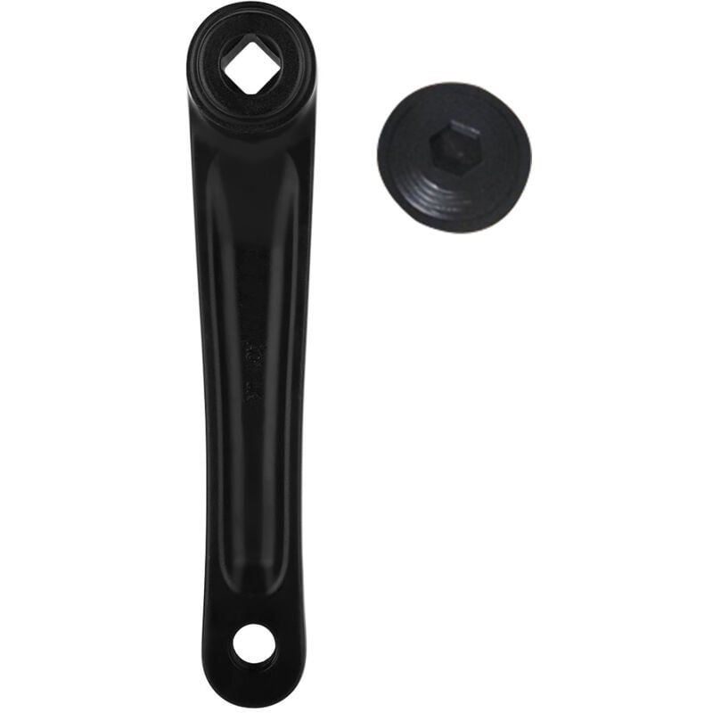 foto del prodotto dewin pedivella per bici 170mm accessorio di sostituzione della pedivella a catena singola sinistra per bicicletta in lega di alluminio foro