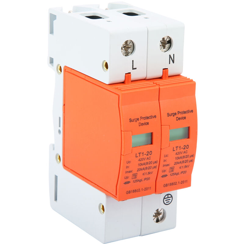 foto del prodotto dewin protezione da sovratensione 2p 10ka 20ka 420v ac protezione da sovratensione domestica protezione da sovratensione a bassa tensione