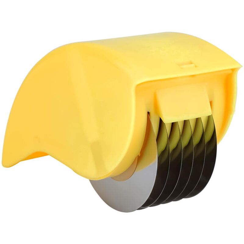 foto del prodotto dewin utensile da cucina per verdure tritatutto con cuscinetto antiruggine in acciaio inossidabile giallo 