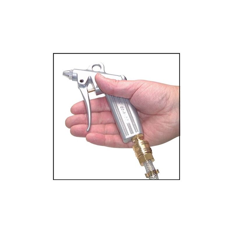foto del prodotto df zubeh r pistola di soffiaggio in alluminio, regolabile nw 7,2 con ugello corto 1,5 standard 