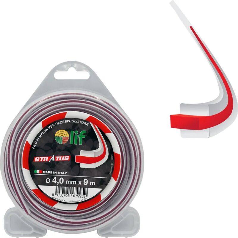 foto del prodotto dfl filo per decespugliatore professionale silenziato stratus a tre strati quadro