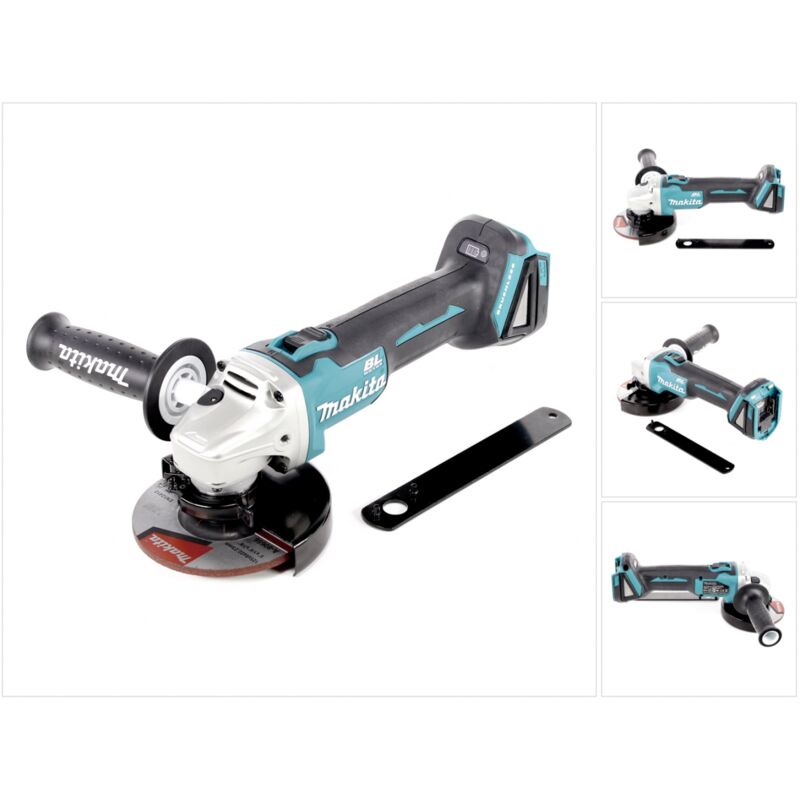 foto del prodotto dga 506 z smerigliatrice angolare a batteria 18v 125mm brushless senza batteria, senza caricatore makita