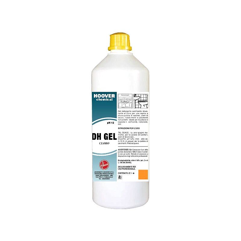 foto del prodotto dh gel cloro detergente sanificante profumato