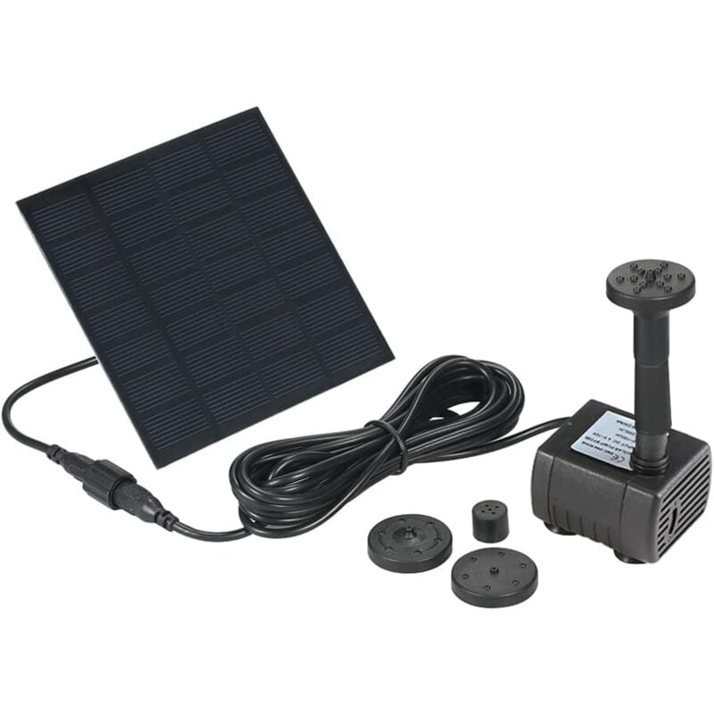 foto del prodotto dhklfa pompa solare per acqua, fontana solare, kit pompa per acqua con pannello solare, pompa per acqua sommergibile per esterni, pompa per acqua