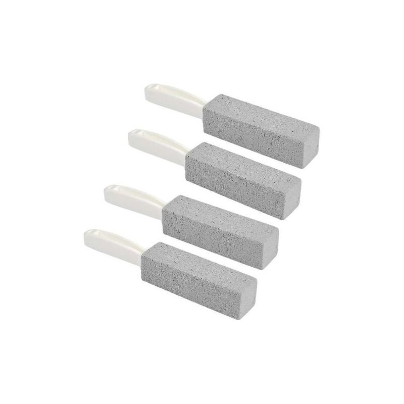 foto del prodotto dhrs 4 pezzi pietra pomice detergente per wc con manico - pietra pomice per wc compatibile con pietra pomice