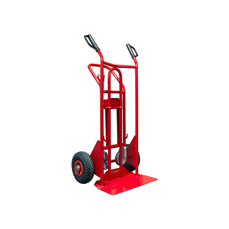 foto del prodotto diable manutention carrello in acciaio a 3 ruote carico massimo 250 kg 350 kg ruote antiforatura 810009344